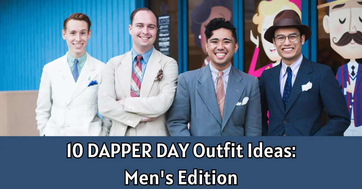 10 DAPPER DAY Outfit Ideas Men's Edition